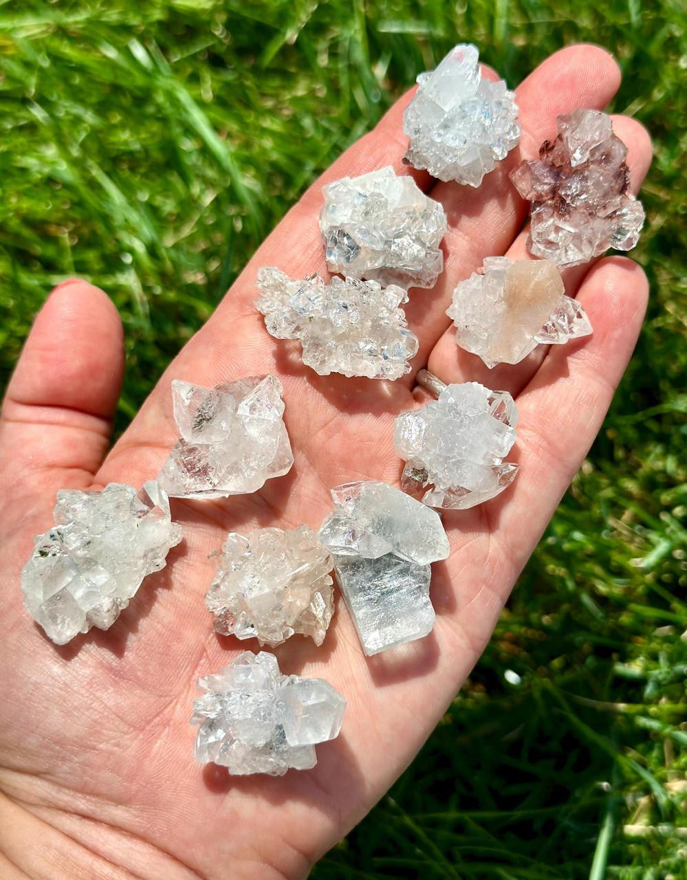 Raw Apophyllite Clusters - Grade A
