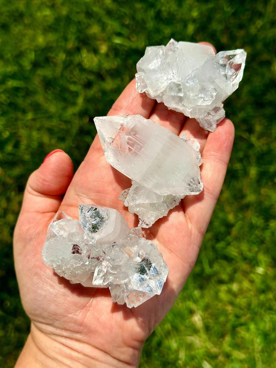 Raw Apophyllite Clusters - Grade A