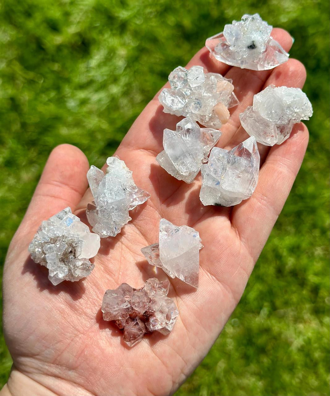 Raw Apophyllite Clusters - Grade A