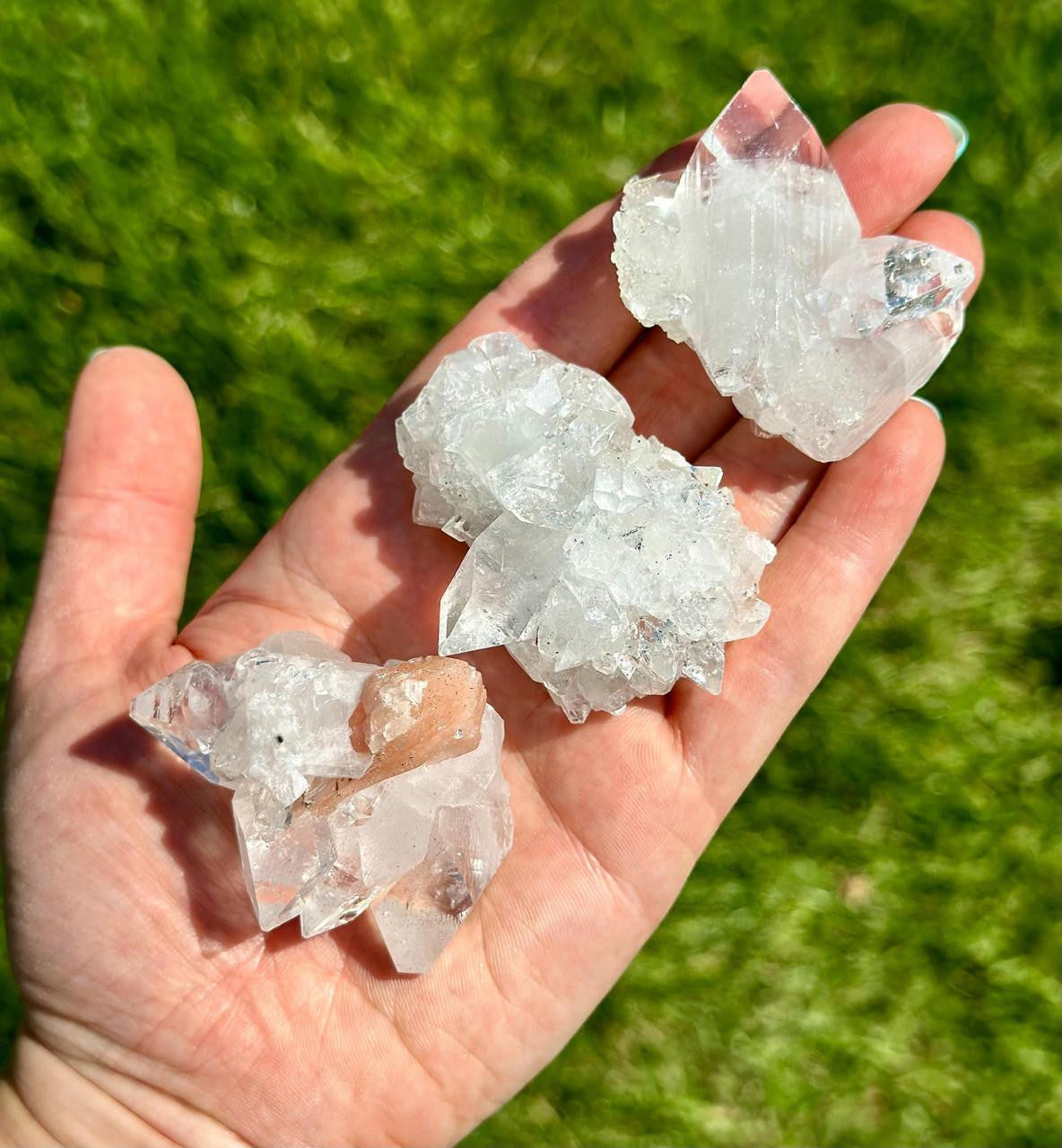 Raw Apophyllite Clusters - Grade A