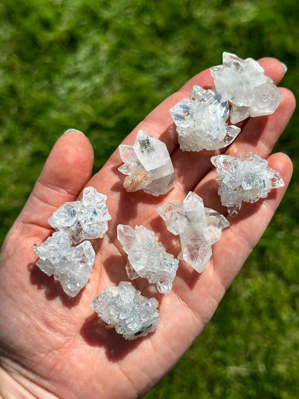 Raw Apophyllite Clusters - Grade A