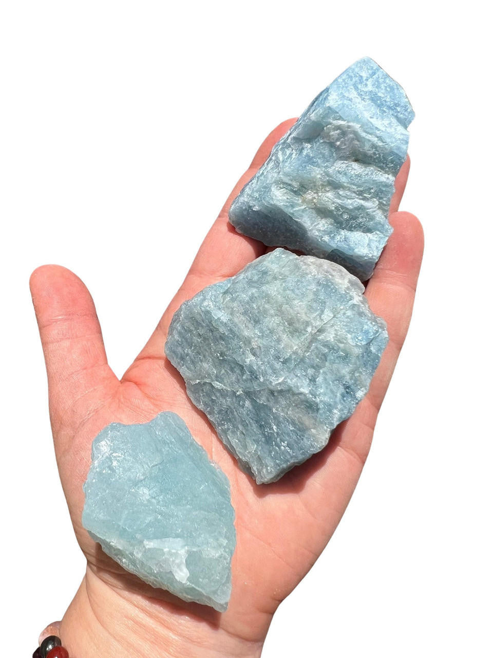 Raw Aquamarine Crystal - Grade A+ Blue