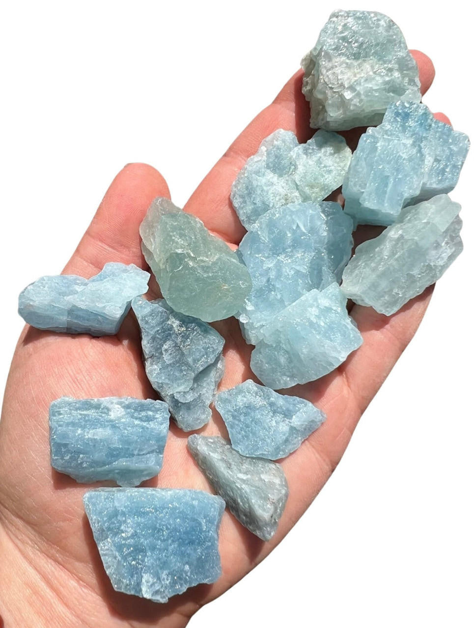 Raw Aquamarine Crystal - Grade A+ Blue