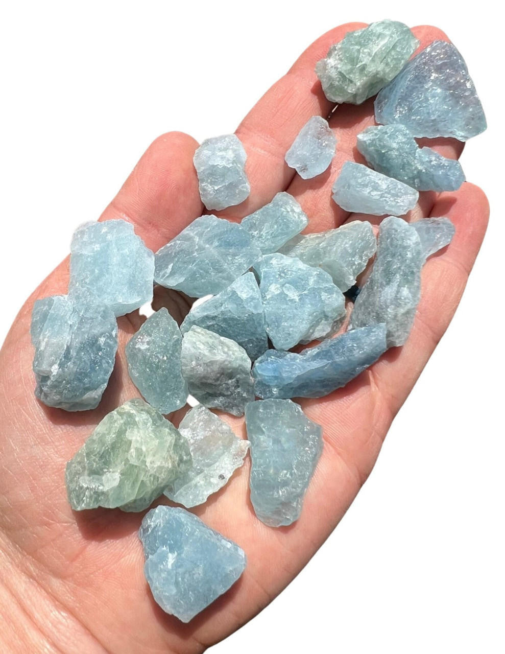 Raw Aquamarine Crystal - Grade A+ Blue