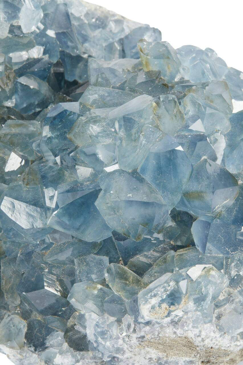 Raw Celestite Cluster Geode - No.82
