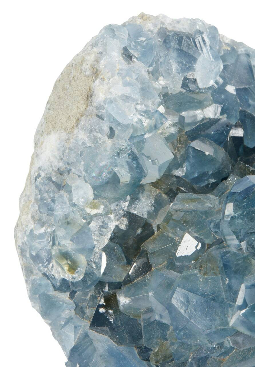 Raw Celestite Cluster Geode - No.82