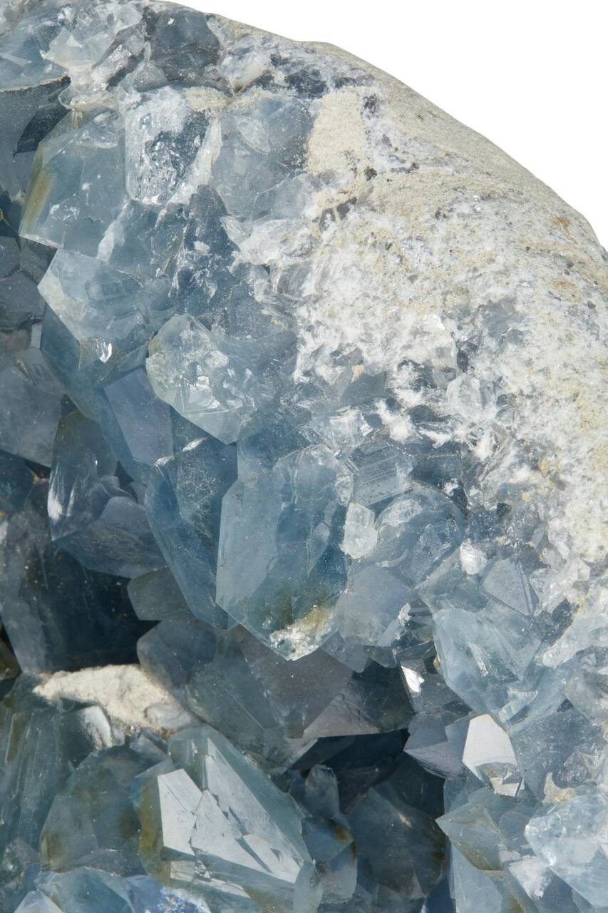 Raw Celestite Cluster Geode - No.87