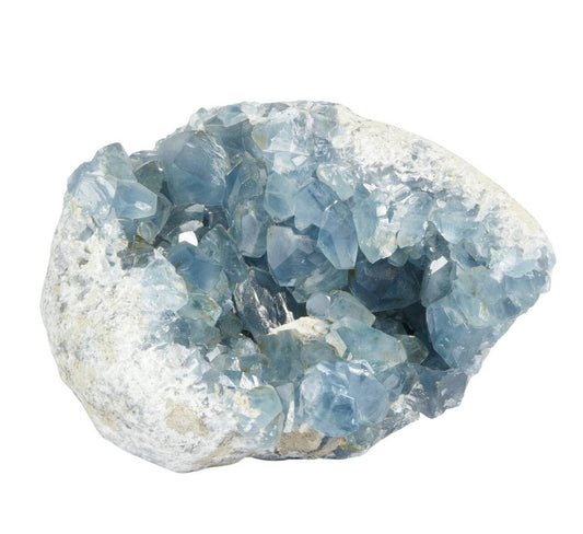 Raw Celestite Cluster Geode - No.87