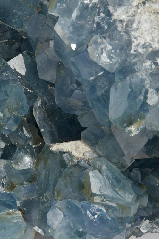 Raw Celestite Cluster Geode - No.87