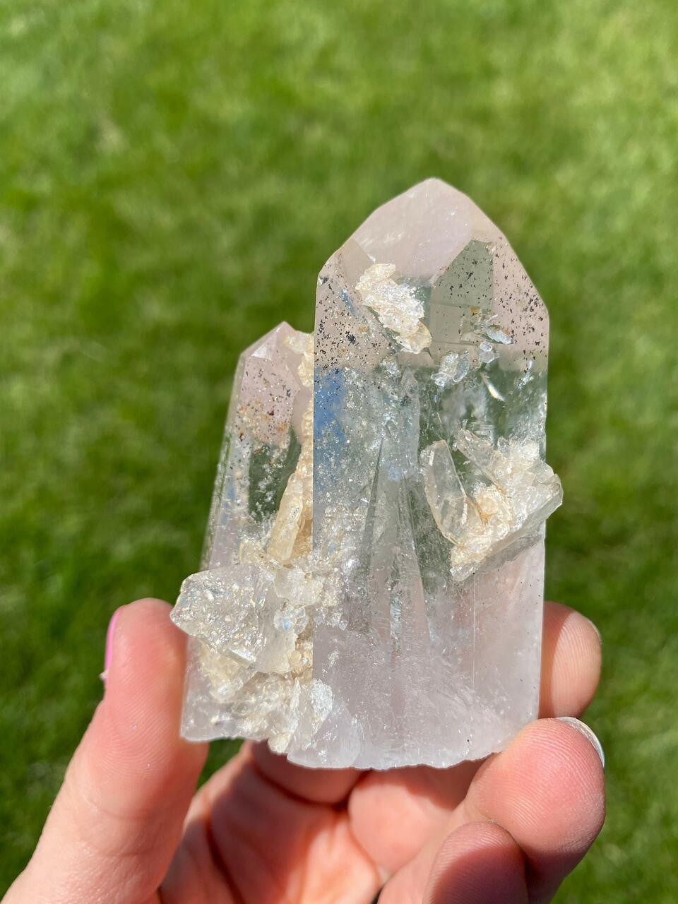 Raw Clear Quartz Cluster - Premium Quality - No. 37