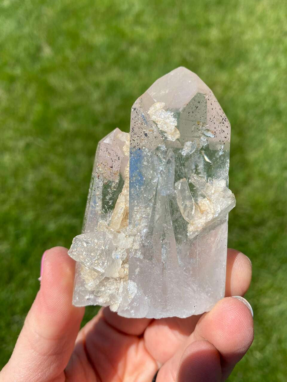 Raw Clear Quartz Cluster - Premium Quality - No. 37