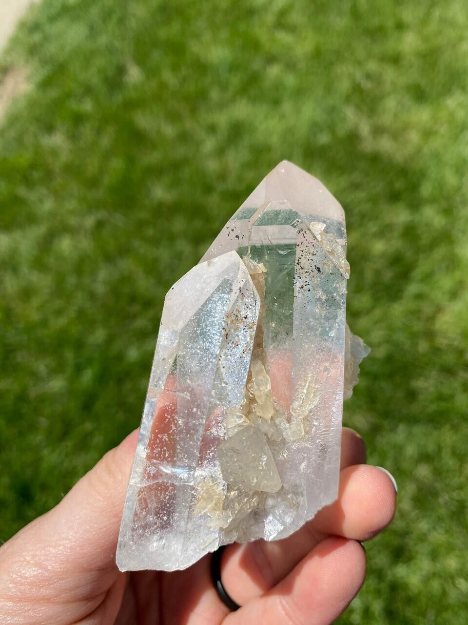 Raw Clear Quartz Cluster - Premium Quality - No. 37
