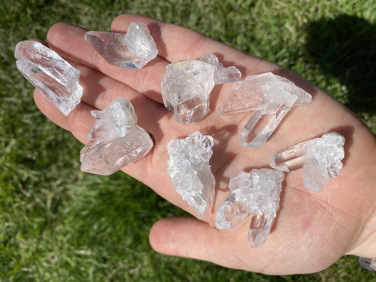 Raw Clear Quartz Crystal Cluster - Extra Quality