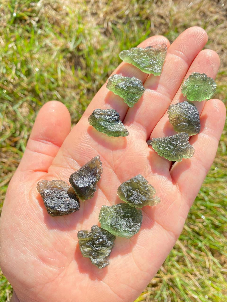 Raw Moldavite Crystal