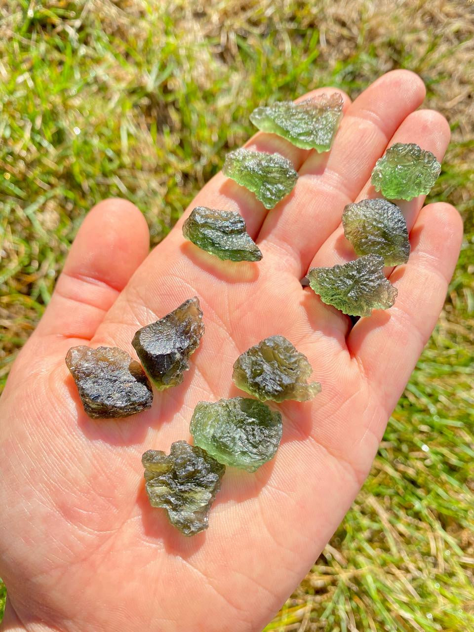 Raw Moldavite Crystal