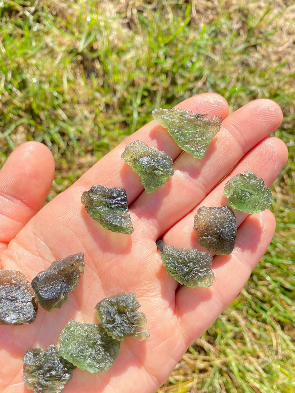 Raw Moldavite Crystal
