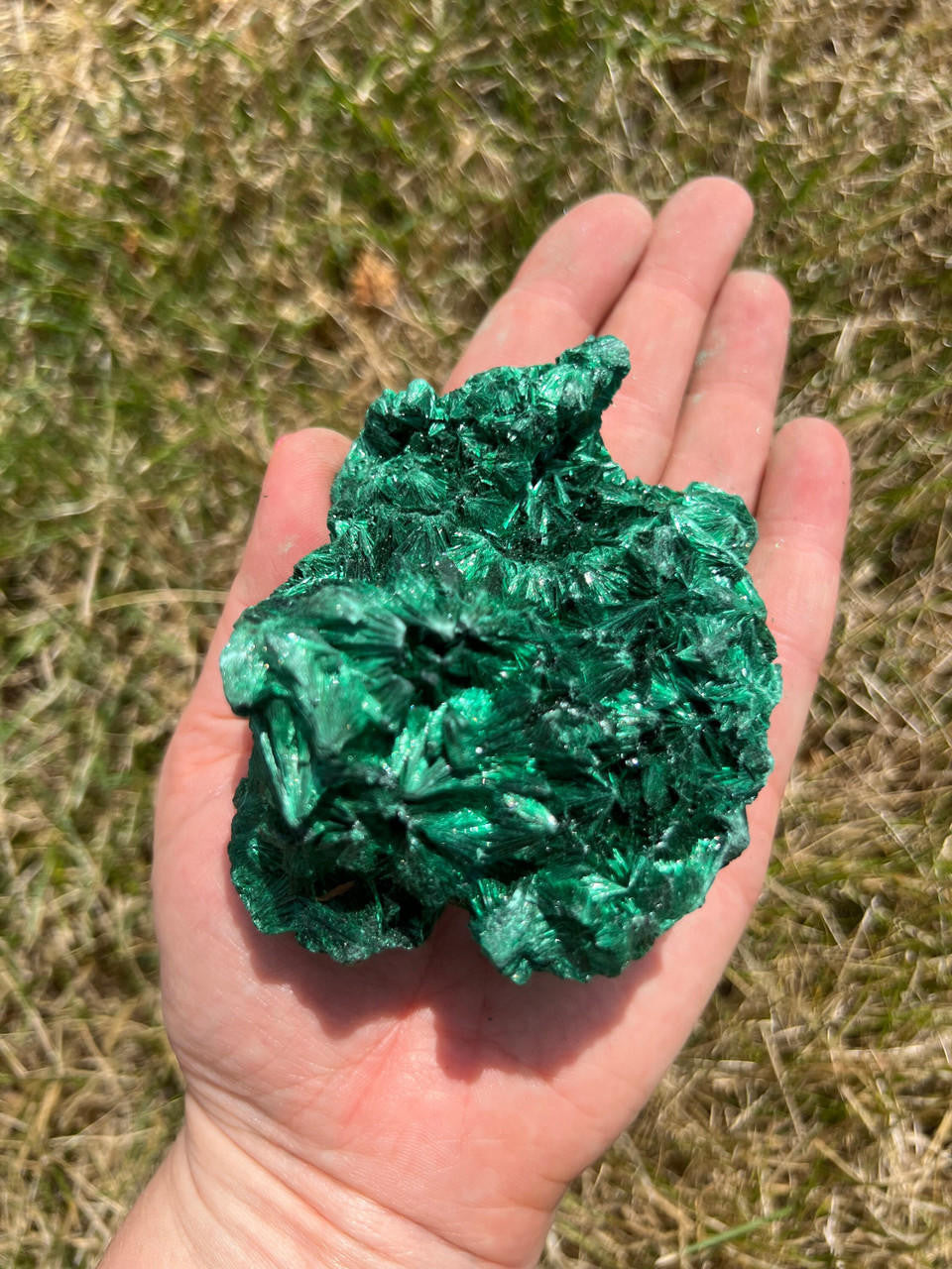 Raw Velvet Malachite Specimen - No.5