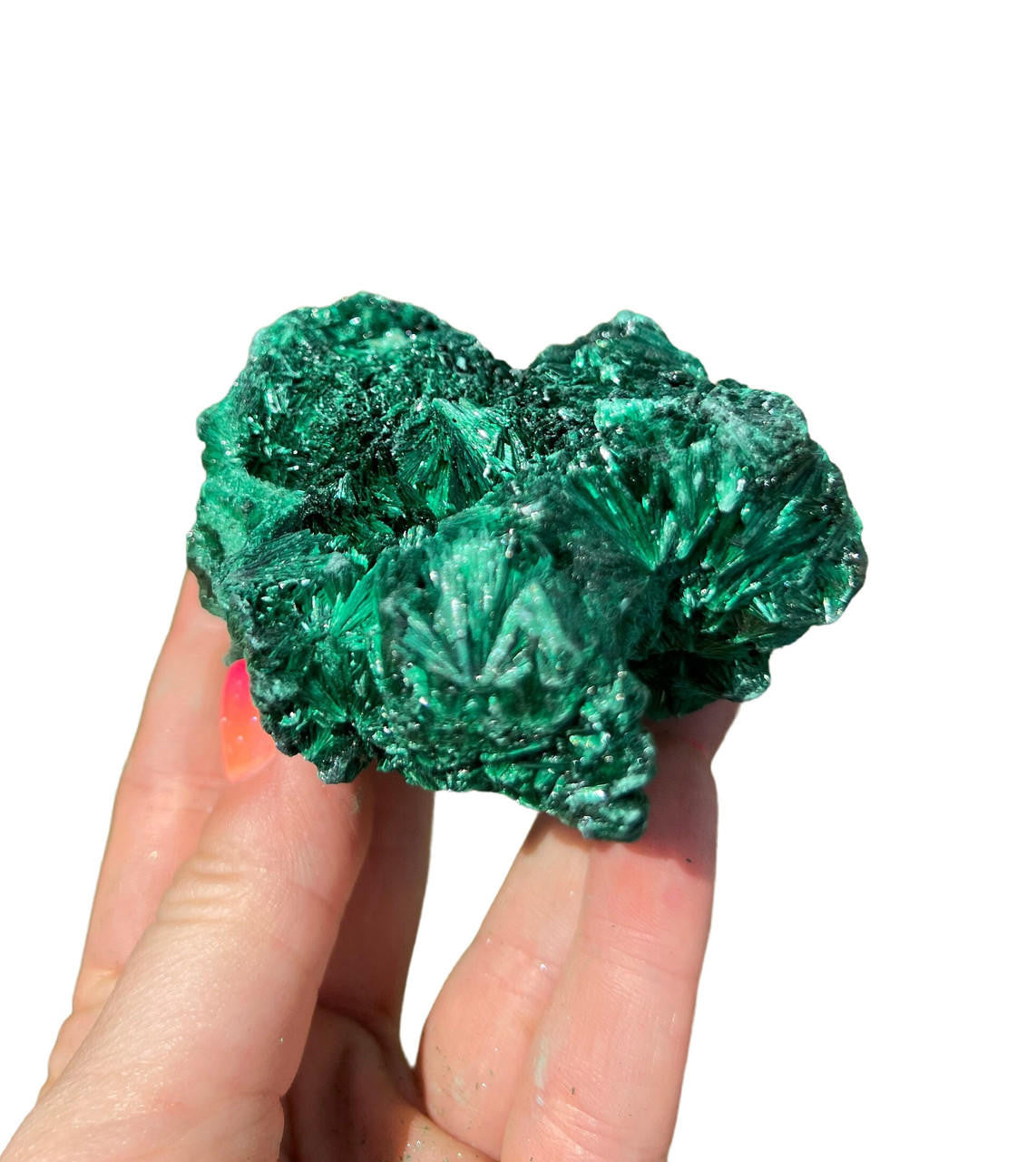 Raw Velvet Malachite Specimen - No.5