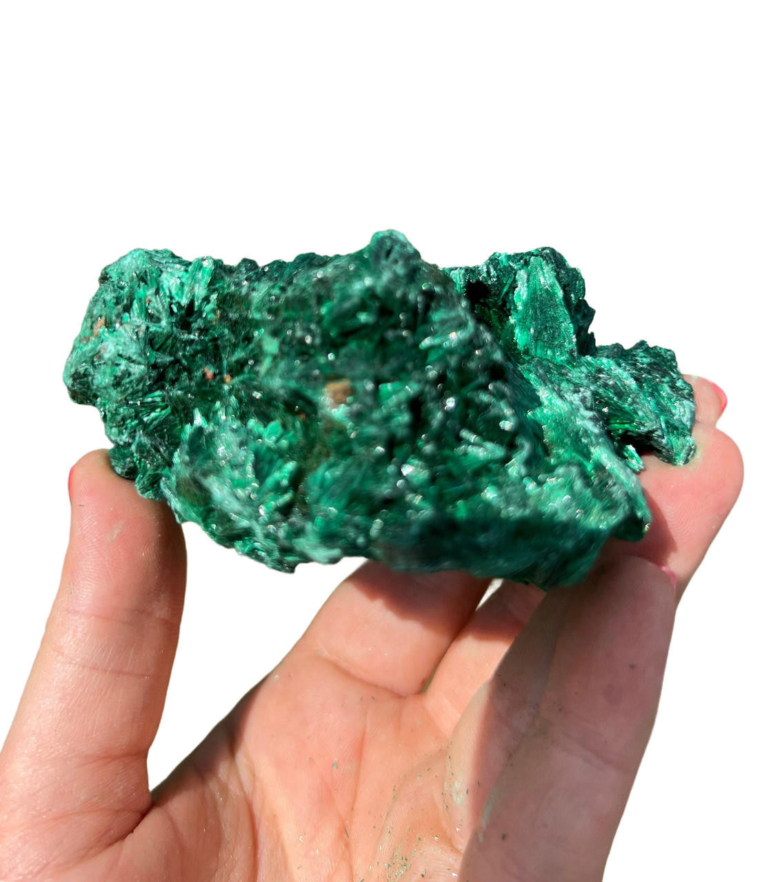 Raw Velvet Malachite Specimen - No.5