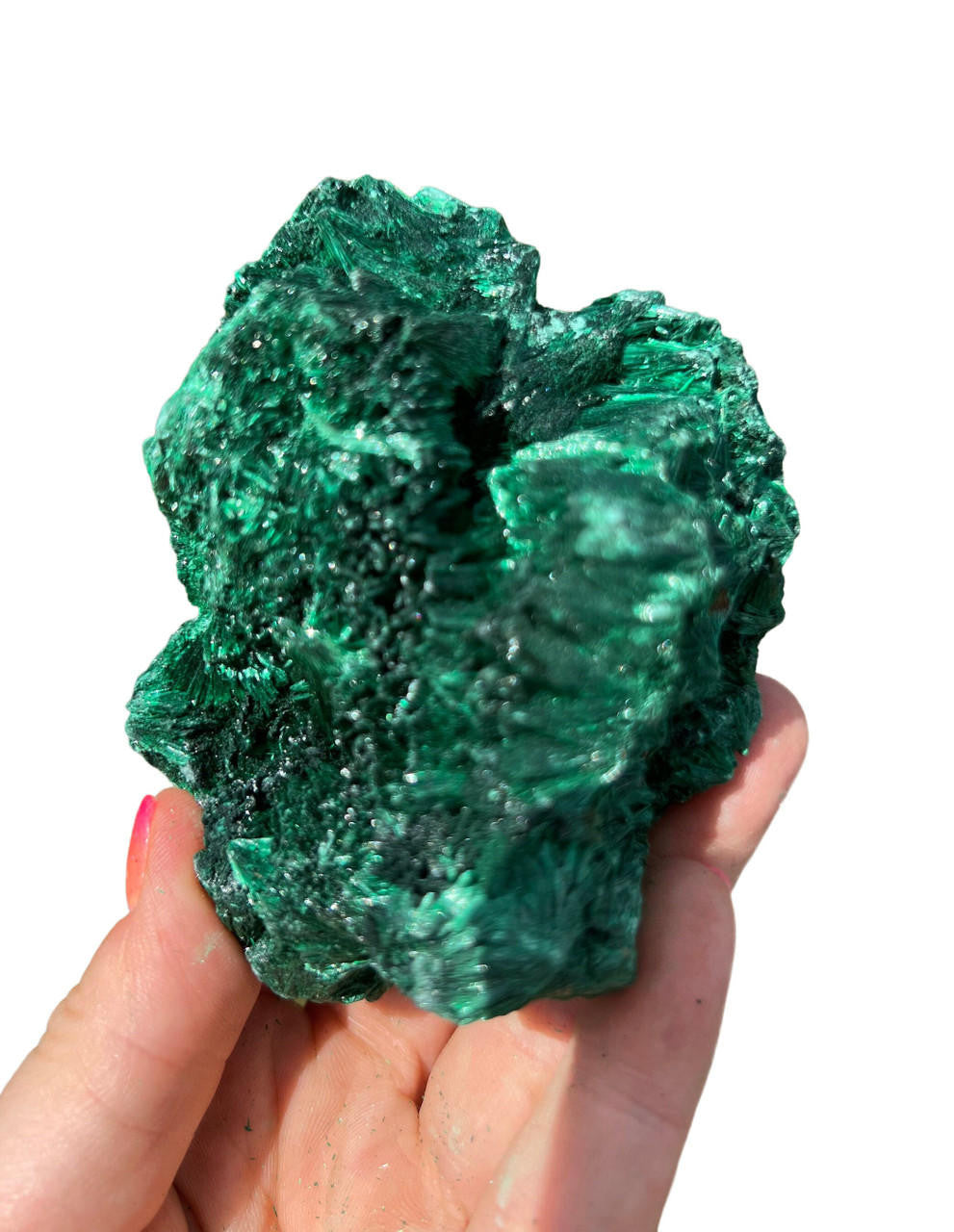 Raw Velvet Malachite Specimen - No.5
