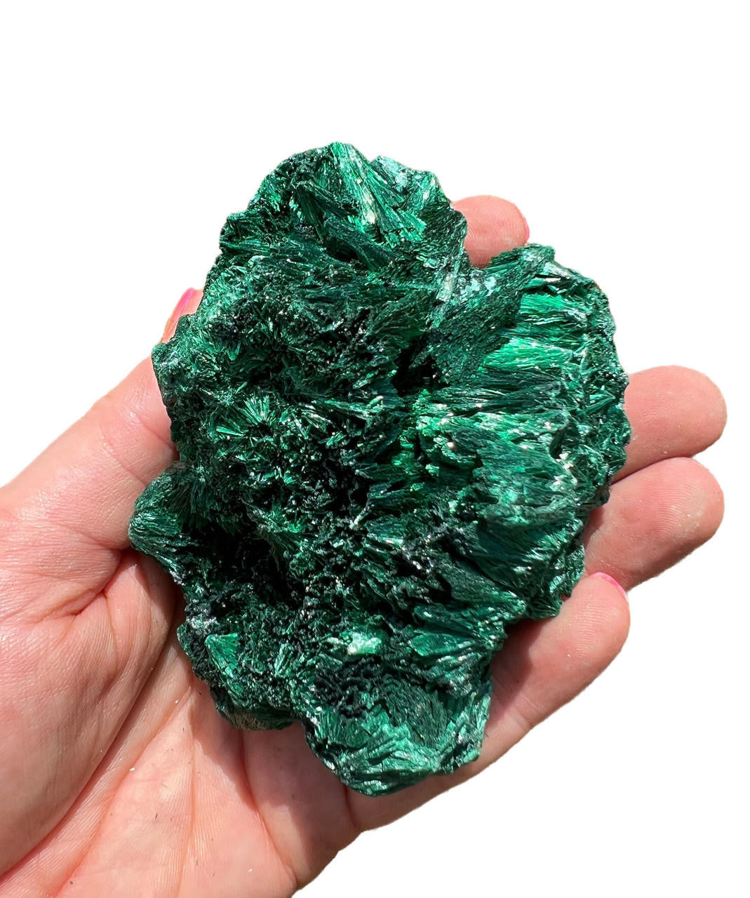 Raw Velvet Malachite Specimen - No.5