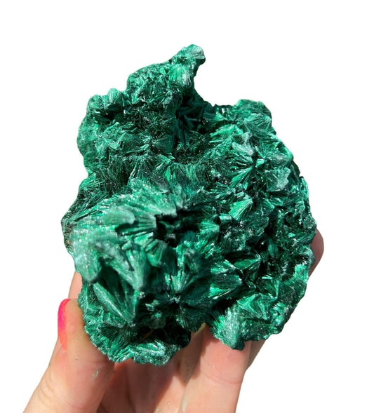 Raw Velvet Malachite Specimen - No.5