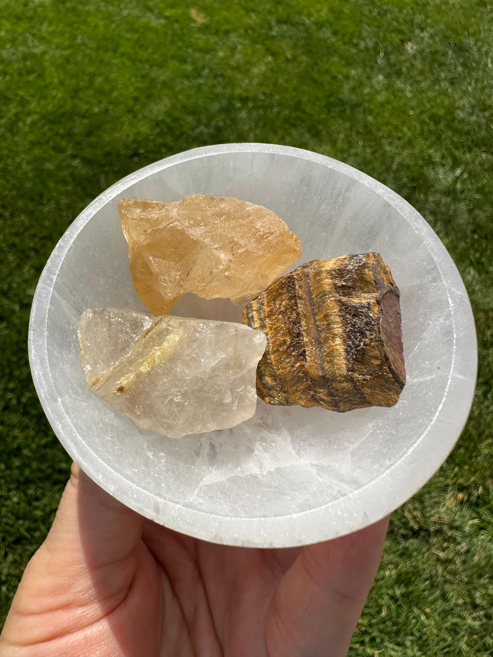 Solar Plexus Chakra Stone Set (Raw)
