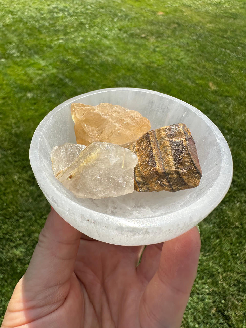 Solar Plexus Chakra Stone Set (Raw)