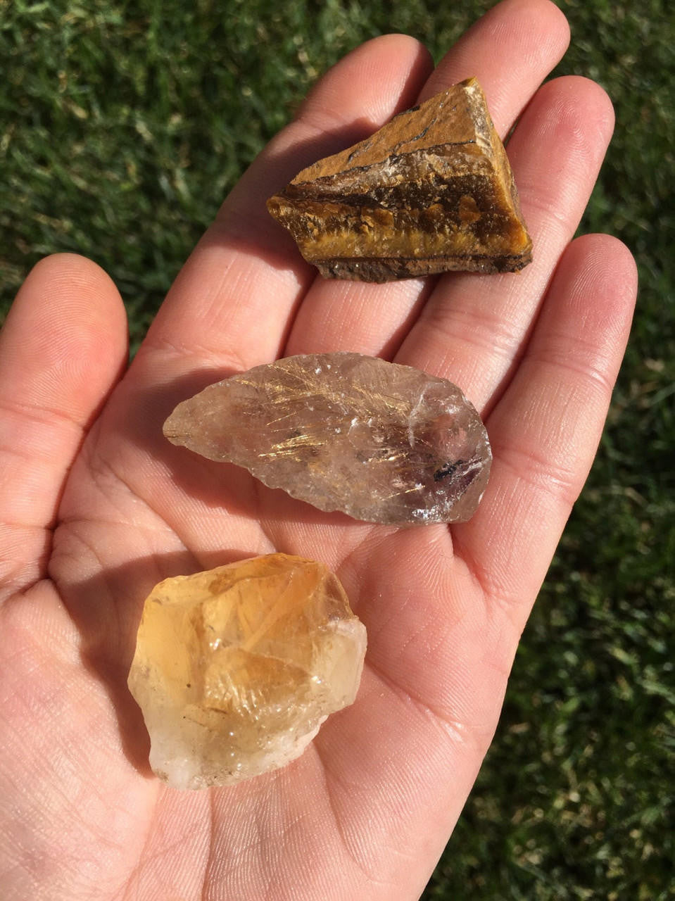 Solar Plexus Chakra Stone Set (Raw)