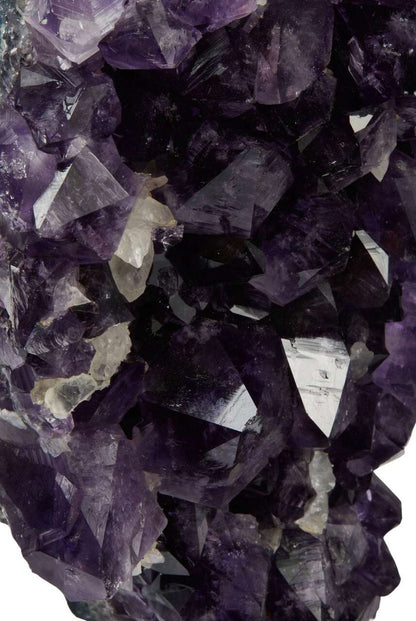Amethyst Cluster Geode with Metal Stand - No.36
