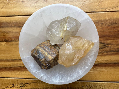 Solar Plexus Chakra Stone Set (Raw)