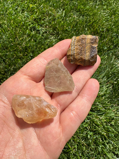 Solar Plexus Chakra Stone Set (Raw)